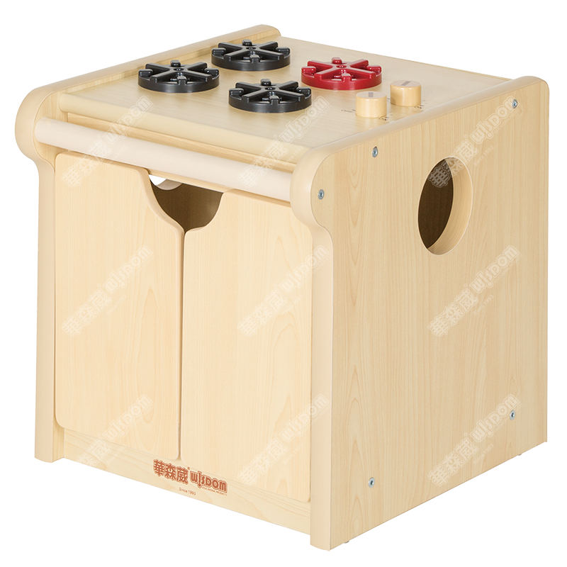 华森葳 英芬陶德系列 灶台+洗涤台+冰箱+洗衣机 英芬陶德厨房灶台W40-枫木纹