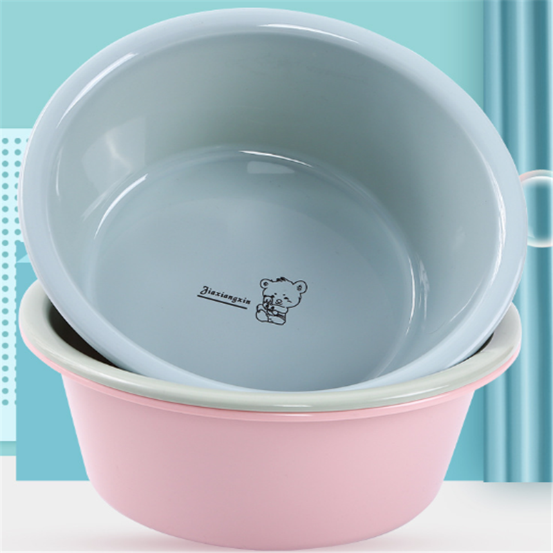 塑料盆大号北欧蓝加厚加高折叠设计视频