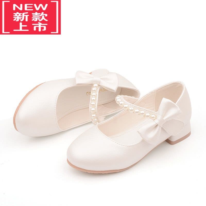 可莉允公主鞋女童春秋包头宝宝小皮鞋软儿童朗诵比赛小学生合唱演出鞋子运动休闲鞋图片