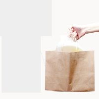趣涉家居牛皮纸袋手提袋外卖打包袋烘焙服装包装礼品袋生活日用收纳用品收纳袋