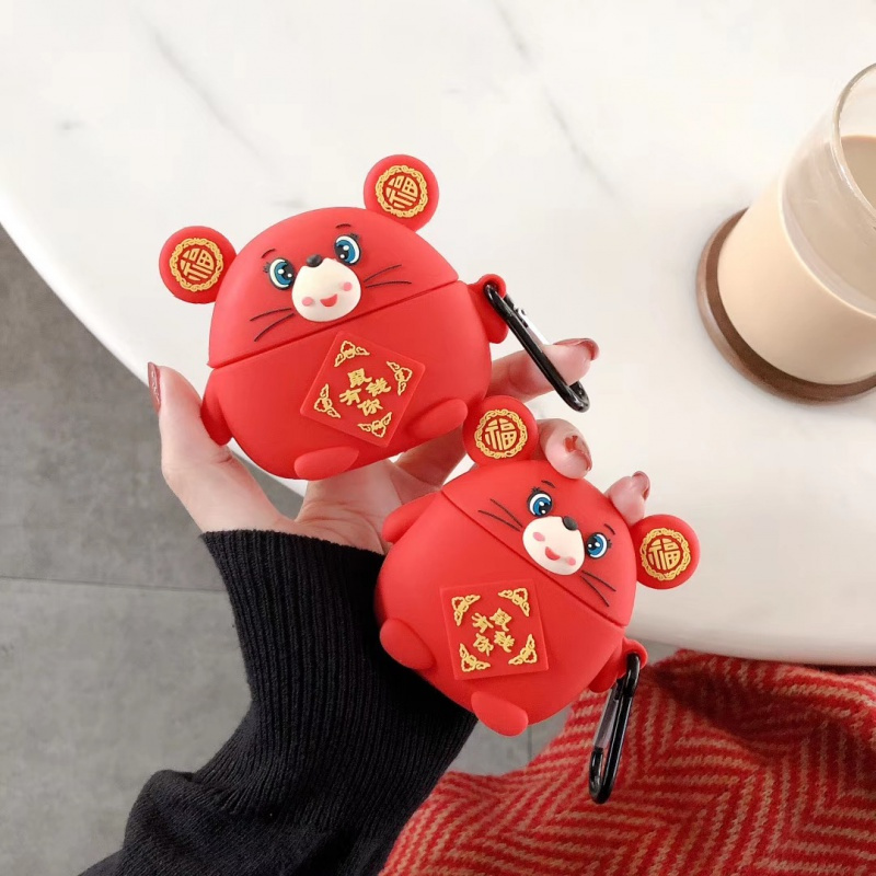 高铭宣airpodpro保护套硅胶苹果无线耳机airpods1/2/3三代创意可爱卡通飞天小女警软壳代保护壳