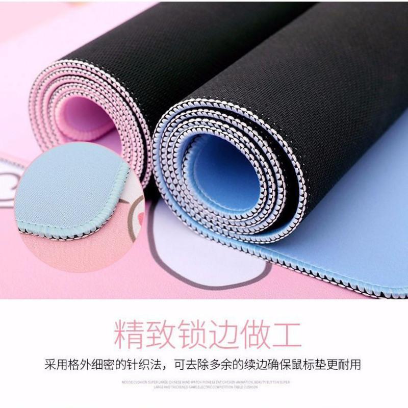萌可爱 鼠标垫超大创意INS潮大号游戏电脑女键盘办公男长桌垫 萌可爱-野餐 30*25cm*3mm(长x宽x厚)