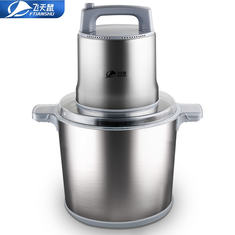 飞天鼠(FTIANSHU) 12L不锈钢电动小型家用商用绞肉机