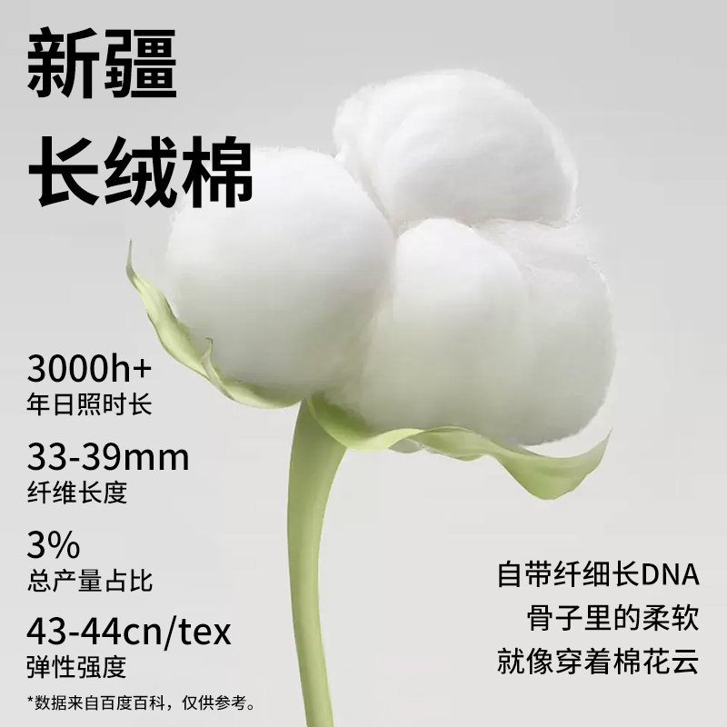 【100%棉糯米T恤】猫人260g精梳棉男士纯色圆领长袖内搭打底衫男高清大图