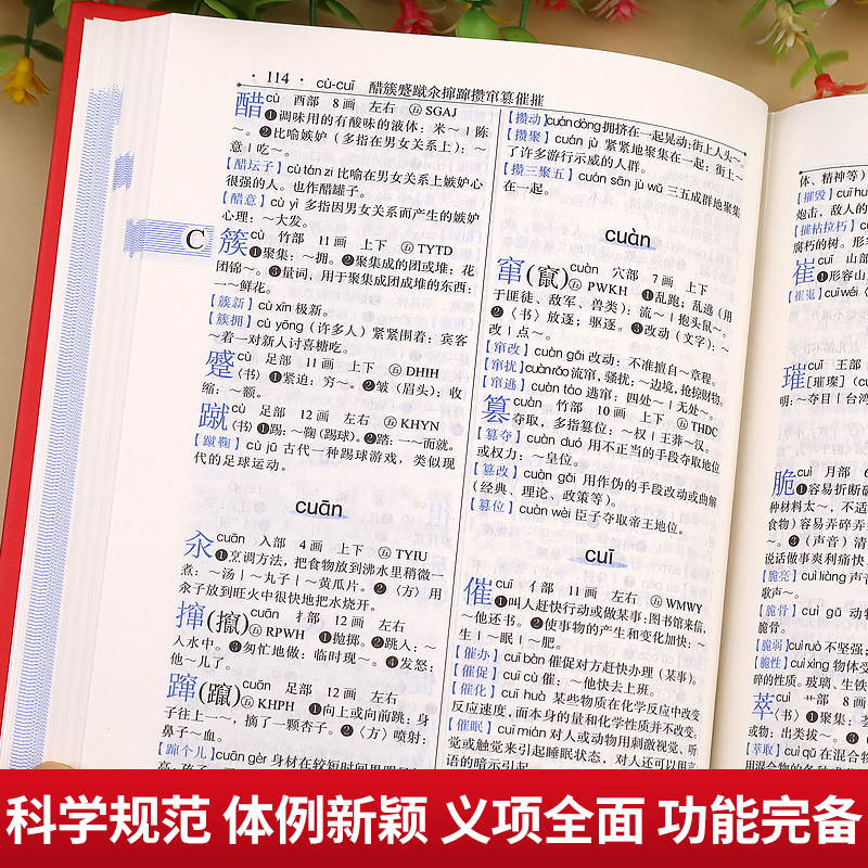 [正版]2024新版现代汉语词典中小学生词典工具书 现代汉语词典第7版七版中国现代汉语规范词典现在汉语成语小词典非商务高清大图