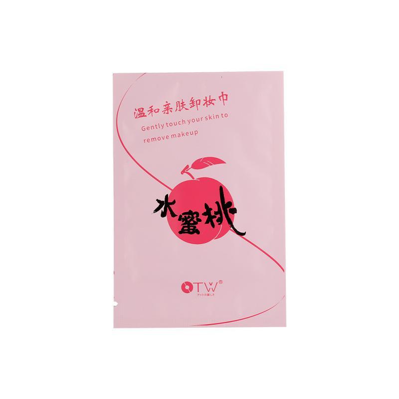水蜜桃卸妆巾 [新品]美妆工具水蜜桃温和亲肤卸妆湿巾30片装一次性免洗眼唇脸可用