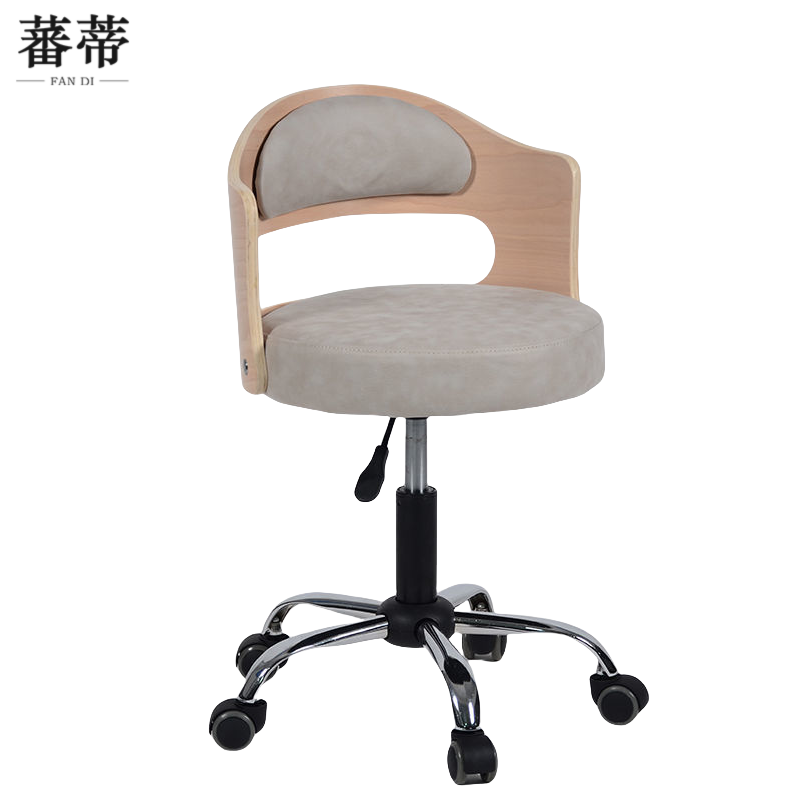 蕃蒂升降椅卡其色把高清大图