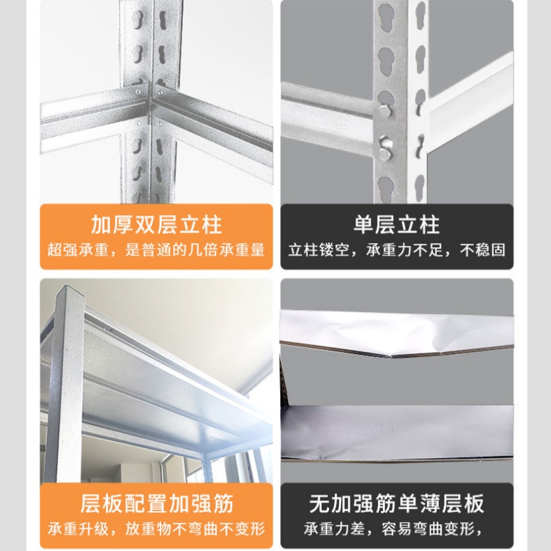 指臣货架200*50*200cm六层(200kg)组高清大图