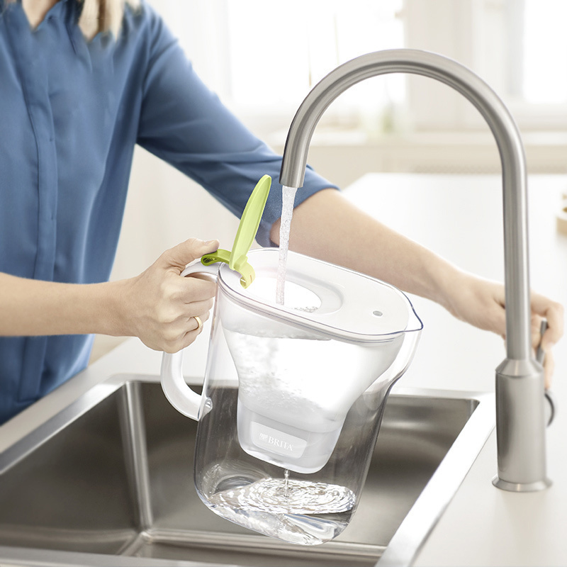 碧然德(BRITA)净水器设计师Style XL-YB家用滤水壶净水壶蓝色一壶7滤芯净水机