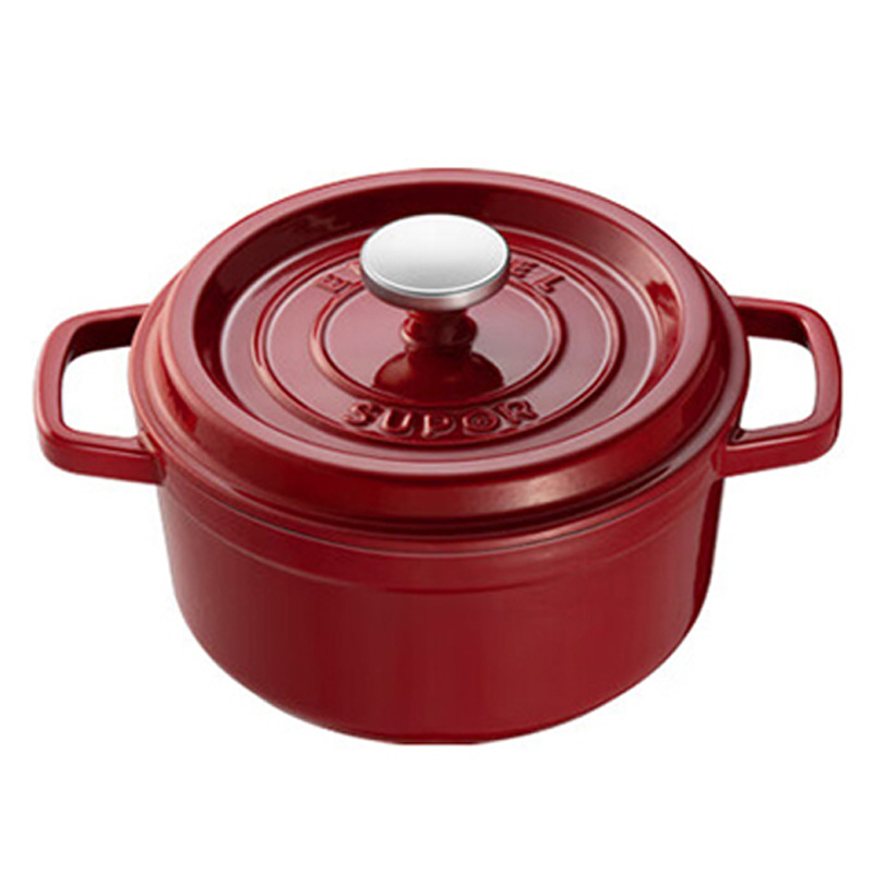 苏泊尔 ET22MF01-R 铸铁珐琅锅 2.8L(台)酒红色