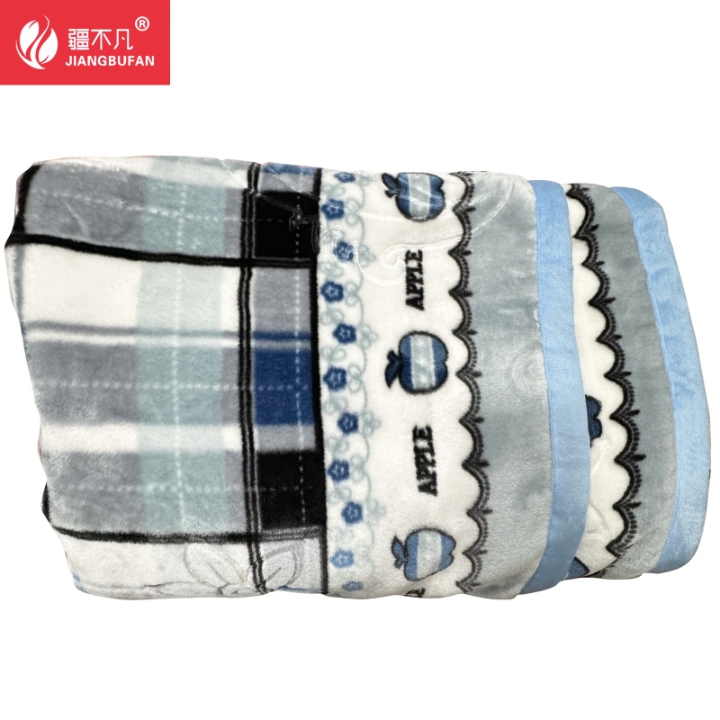 [疆不凡]全棉舒适双人盖毯 180*200cm/条高清大图