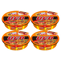 日清(NISSIN) UFO飞碟炒面 四川火锅风味124g/碗 4碗装 4碗装 速食 拌面 整箱 捞面 干拌面 方便面