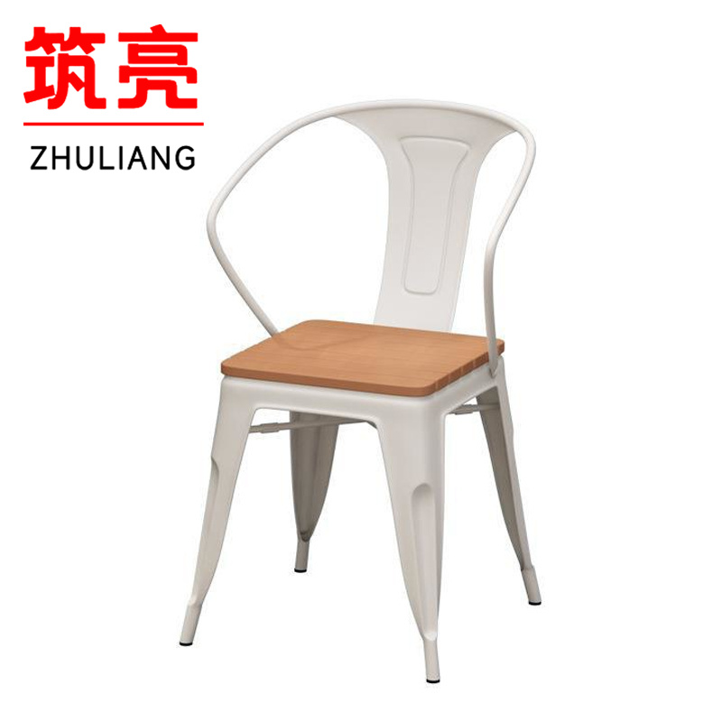 筑亮 户外椅 白色 把高清大图