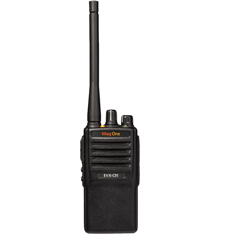 摩托罗拉(MOTOROLA)EVX-C51-G6-4数字便携式对讲机 1800毫安电池 IP54级防水防尘语音信道播报高清大图