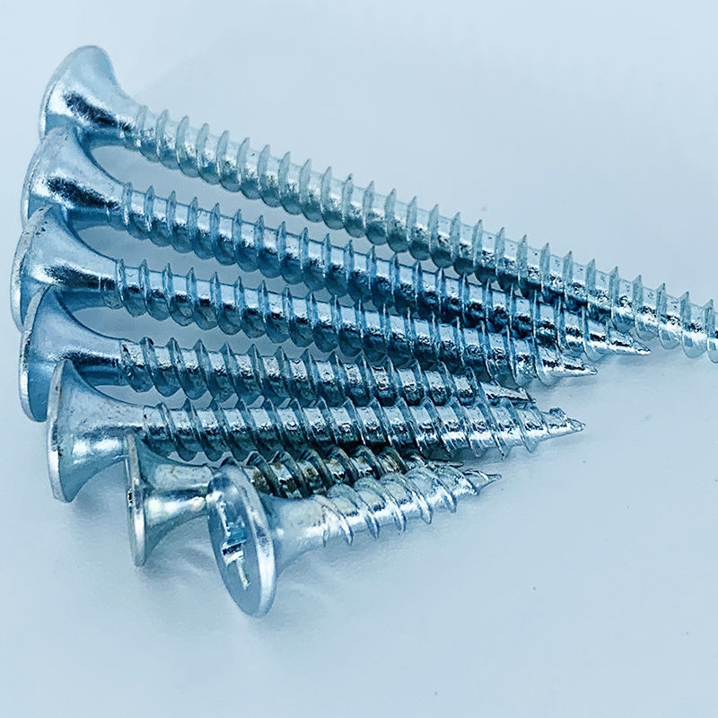 高强度平头自攻螺丝黎卫士镀锌m35攻丝木工装饰家具蓝白锌圆沉头螺丝