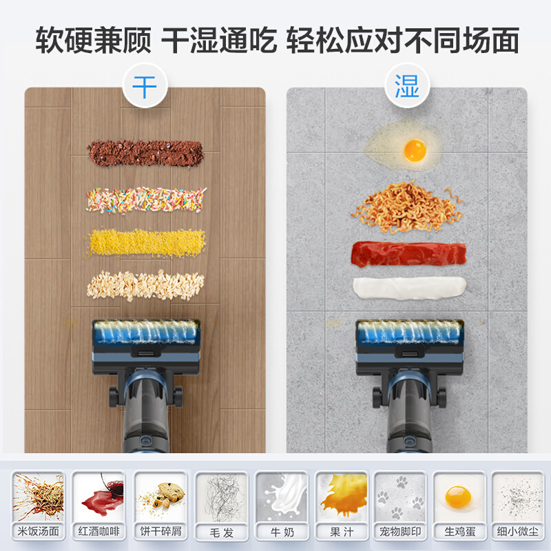 美的(Midea)洗地机G4 Pro(原X9 Pro)家用智能扫拖自动清洗杀菌洗拖地一体机 活水自清洁 手持无线清洁机高清大图
