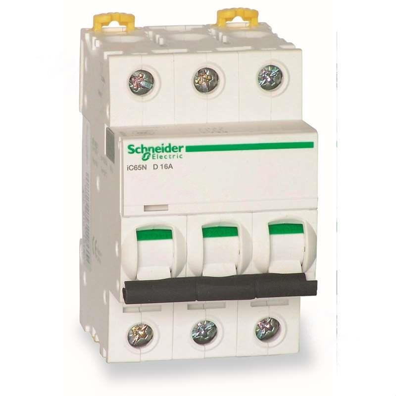 施耐德 Schneider Electric 小型断路器iC65N 3P C2A(包装数量 1个)