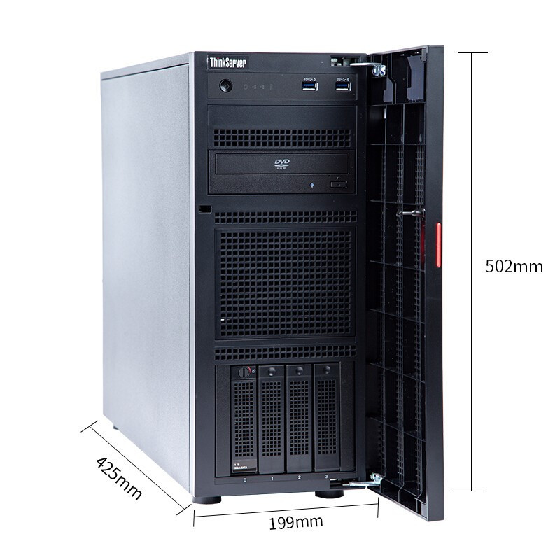 联想 Lenovo TS560(1*E3-1220V6/1*8GB/2*1TB热插拔硬盘/DVD)塔式服务器