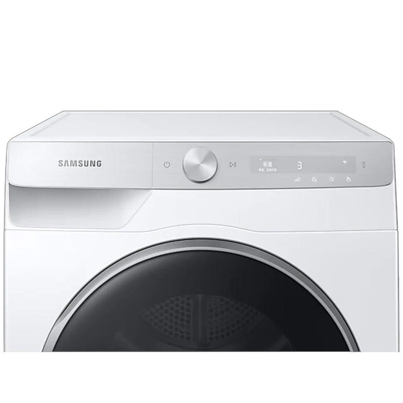 三星(SAMSUNG)DV90T8440SH/SC 9KG大容量热泵超快烘干深层除菌 AI智能防褶皱滚筒干衣机高清大图