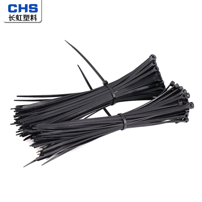 CHS 长虹塑料尼龙扎带束线带理线带扎线带 3*100（1000根/包）5包 黑色