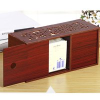 趣涉家居 生活日用家居百货收纳用品中式复古纸巾盒茶几客厅木质抽纸盒家居简约现代遥控器收纳盒创意居家用品