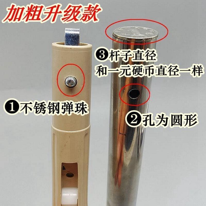 刮刮乐拖把连接轴旋转轴配件平板刮水拖布万向塑料轴头替换布杆子 1个装(普通老款)