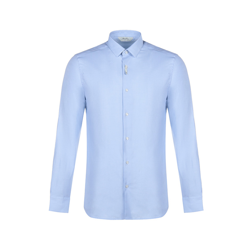 z zegna 杰尼亚 男士棉/莱赛尔纤维长袖衬衫905078 zcss1 参数