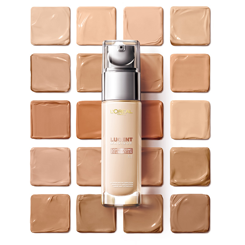 欧莱雅(LOREAL)奇焕光感粉底液 N1 30ml高清大图