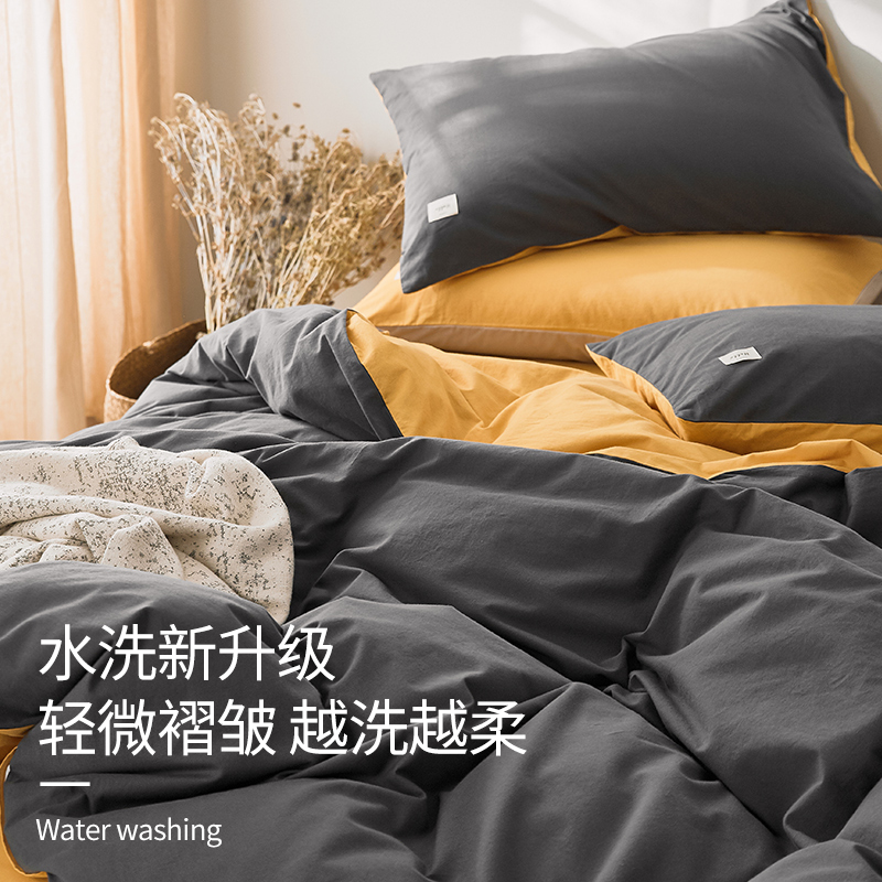四件套床单被套床笠三件套床上用品4XM春夏款薄春夏秋冬季