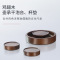金灶 明尊 G-33 双层玻璃泡茶壶套装水具 双层玻璃茶杯 耐热玻璃水杯 鸡翅木杯托杯垫 家用茶具