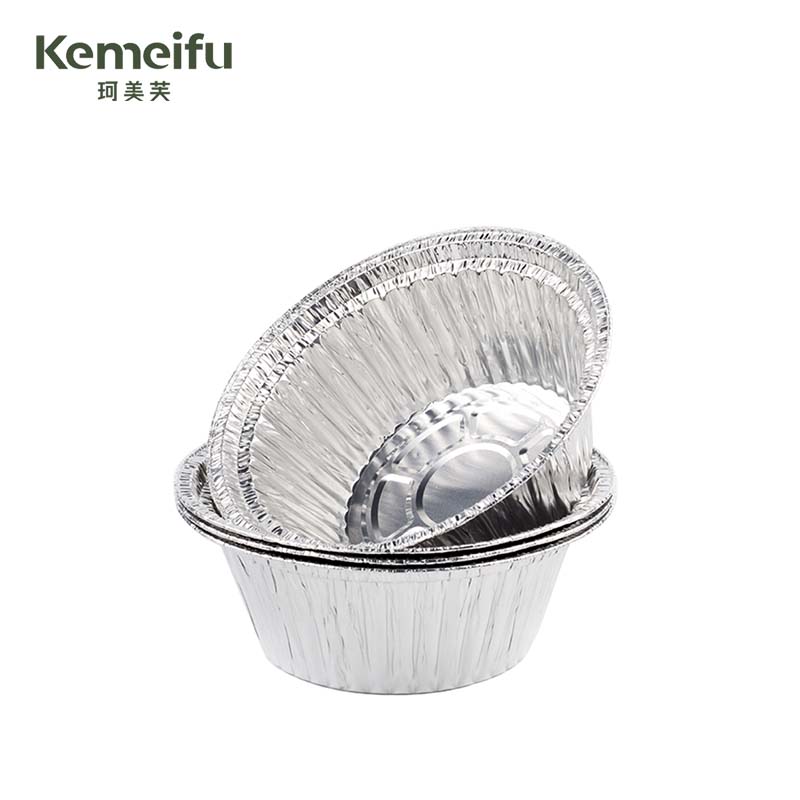 珂美芙 一次性锡纸碗带塑料盖 1000ml 125个/套高清大图