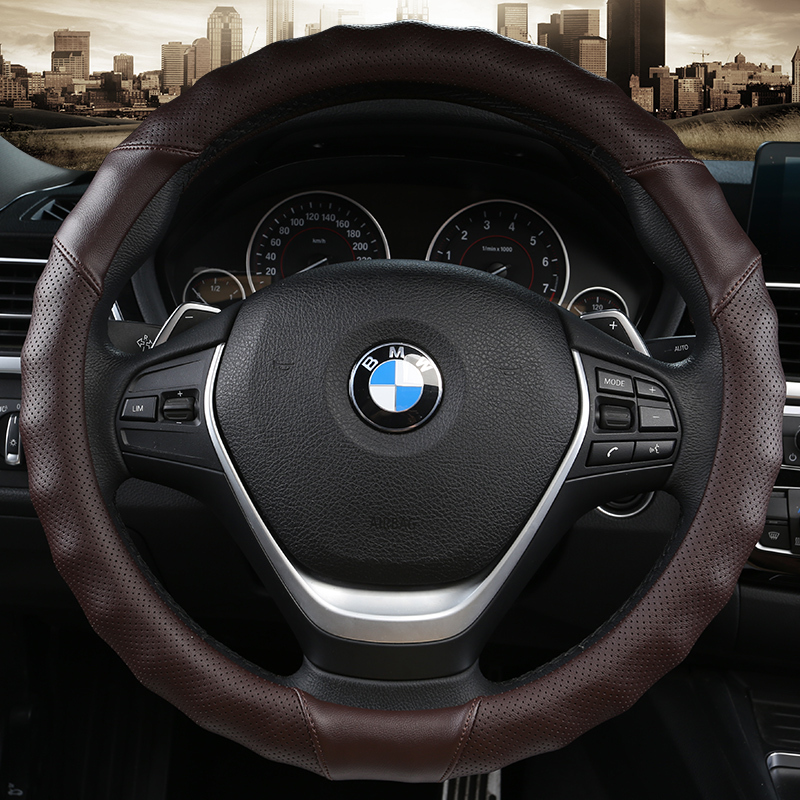 适用于宝马方向盘套新5系3系320li X3 X4X5X6 X1汽车把套改装时尚