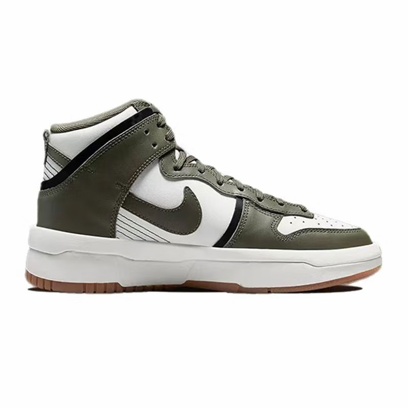 nike耐克女子运动鞋dunk high up复古皮面高帮滑板鞋dh3718-103
