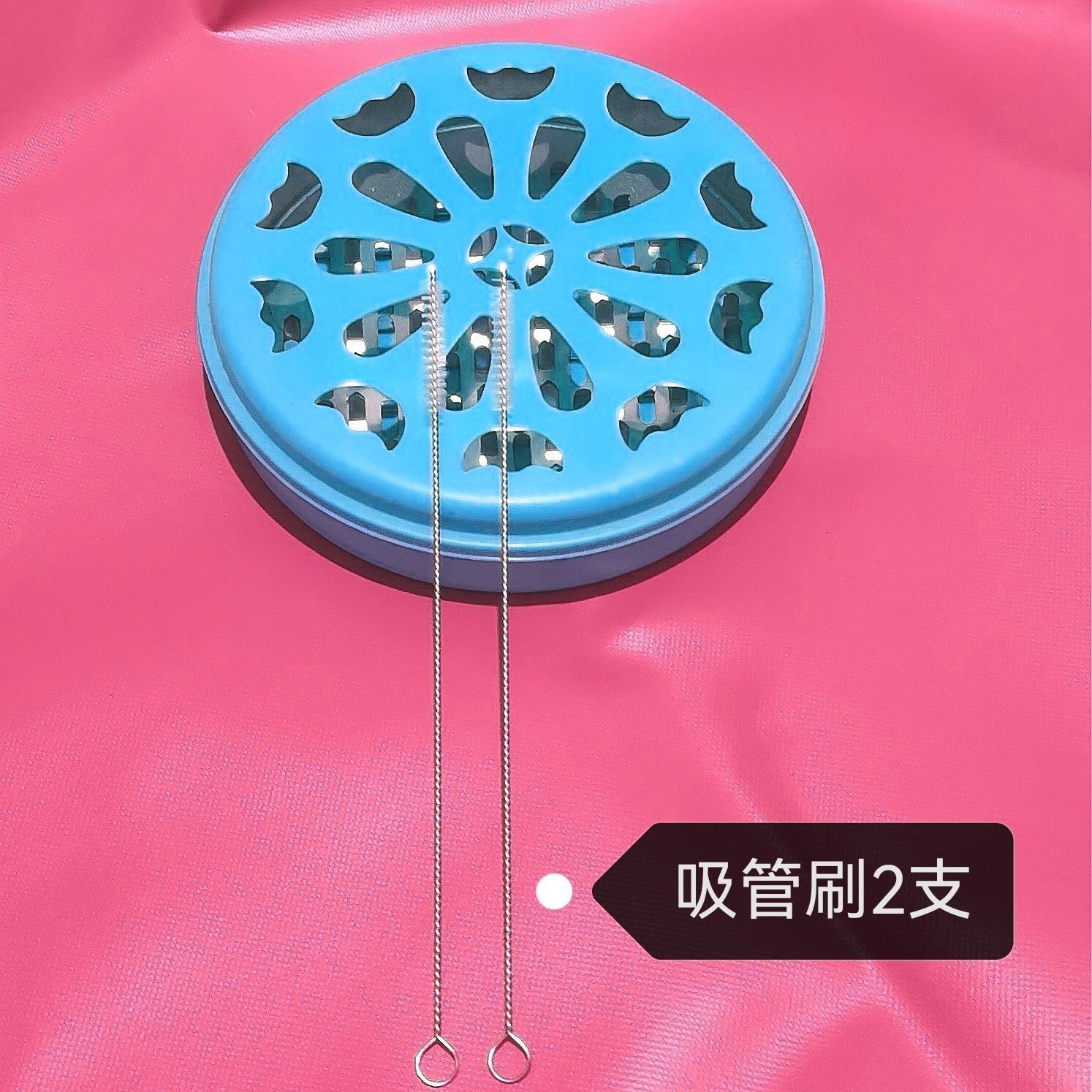 婴儿吸管刷奶嘴刷奶瓶刷宝宝用清洗刷儿童清洁奶瓶刷子软毛加长 吸管软毛刷买一送一发2支