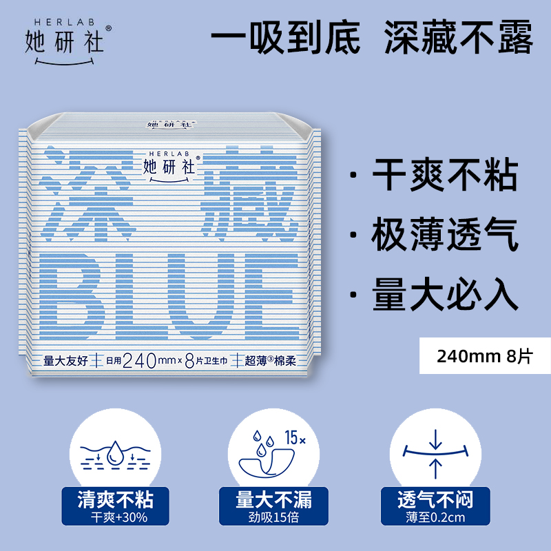 她研社深藏BLUE240 8片×12包高清大图