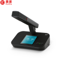 惠度（HuiDu）QH-8809B专业工程大型会议室有线手拉手会议话筒多功能高端方管桌面麦克风方管款主席麦