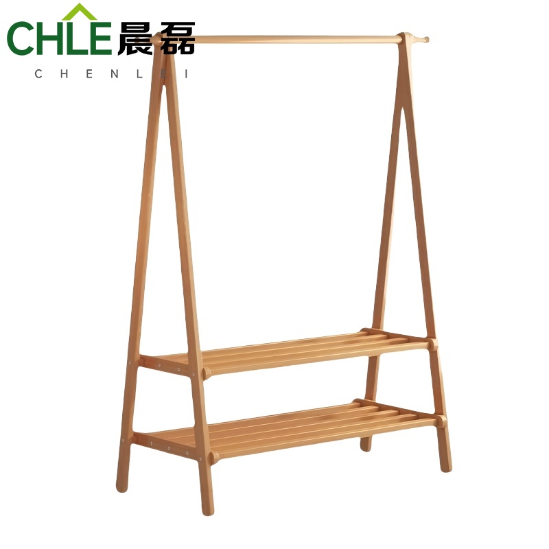 晨磊 衣帽架 原色(100*46*145cm)个高清大图