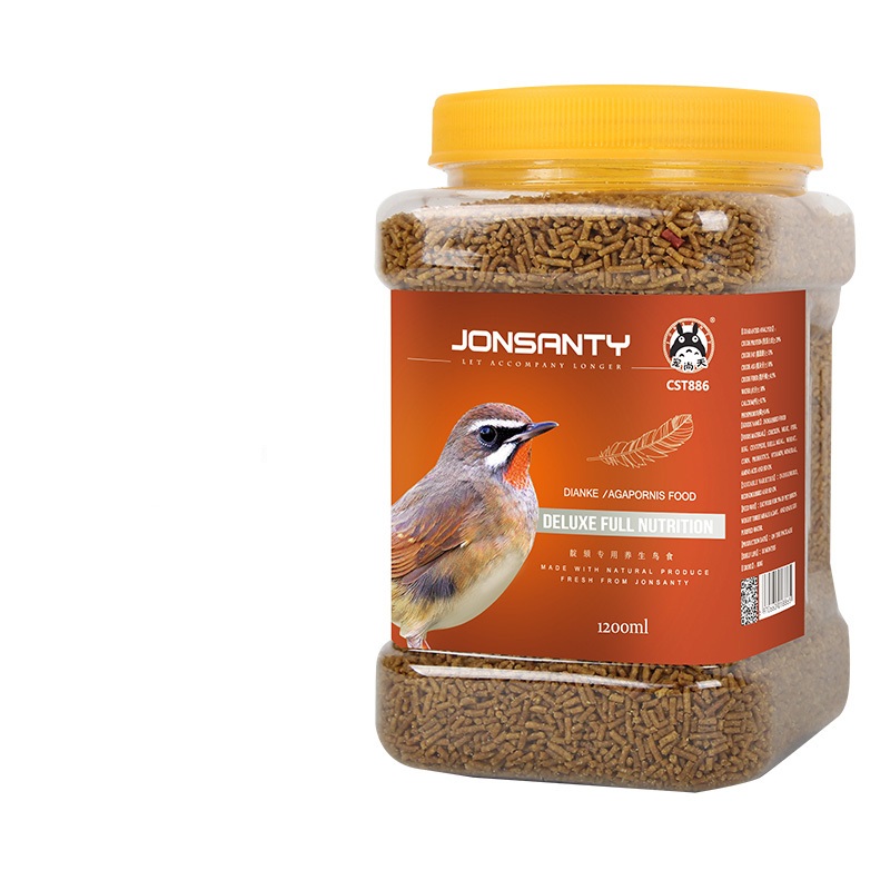 靛颏鸟食饲料红蓝灯蓝红点颏相思鸟腾麻雀营养鸟粮食物高清大图