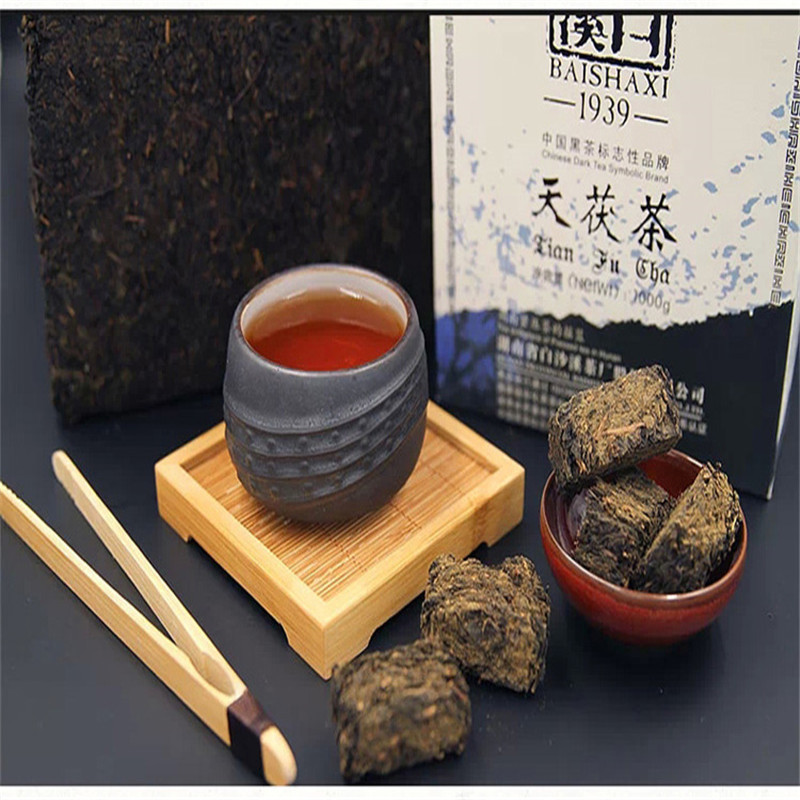 北崂天茯茶1kg可订制礼盒包装长宽高24014545mmy