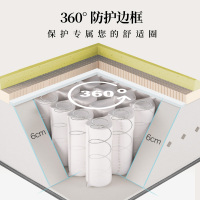AIRLAND雅兰床垫3cm加厚乳胶床褥酒店款软硬舒适1.8m双人床垫家用 梦巴黎版