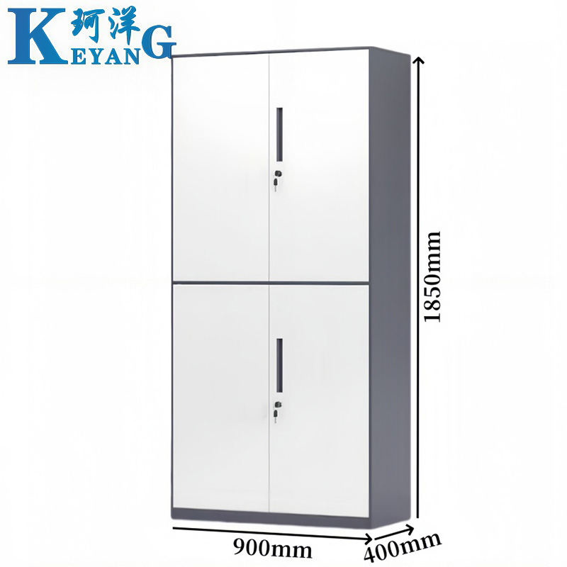 珂洋 文件柜 灰套白通双节 台高清大图