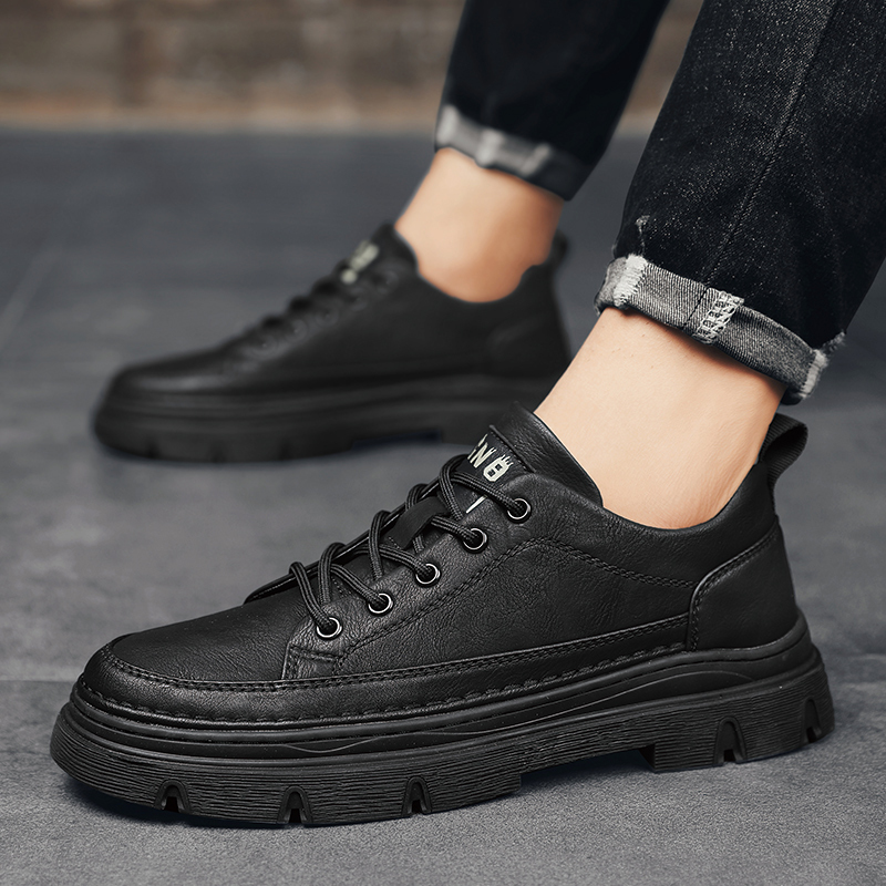 线下专柜同款卡帝乐鳄鱼cartelo新款男士低帮鞋休闲鞋工装鞋靴男鞋