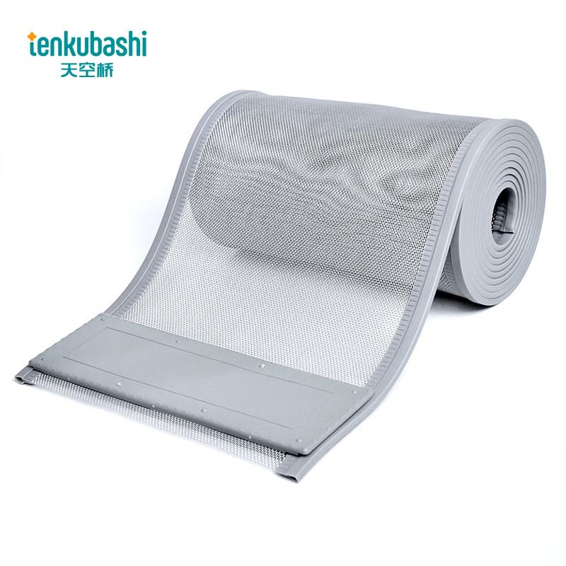 天空桥 网纱门帘 灰色双丝含安装 平方米 白色 100cm*100cm