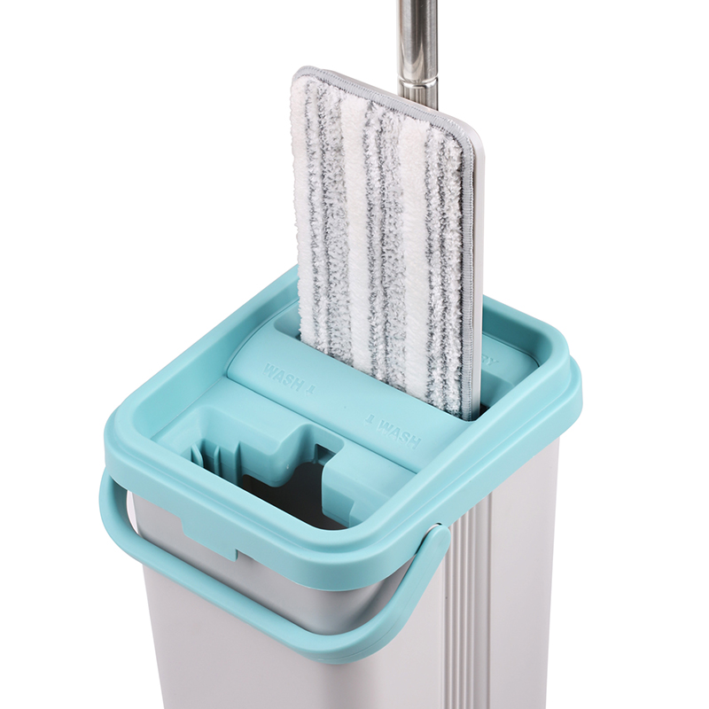 美丽雅刮刮乐拖把不锈钢材质超细纤维拖把头国产高效清洁刮洗一体设计高清大图