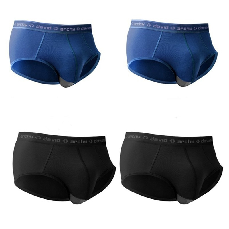 suntek弹式分离内裤男冰丝莫代尔男士三角裤夏季囊袋囊托