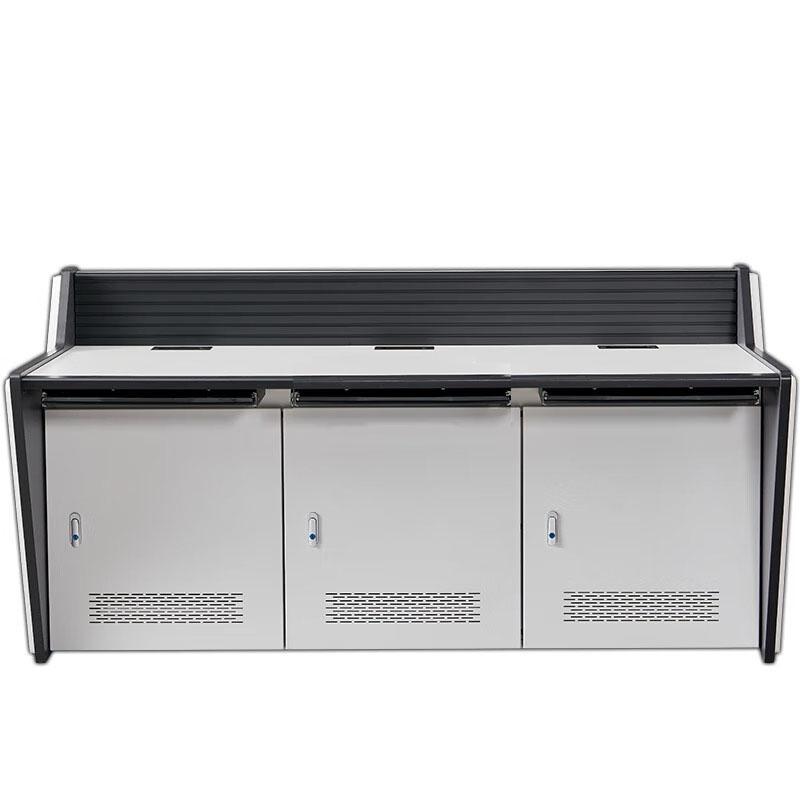 双联1.2米监控操作台机柜机房指挥席中心主席台厚度1.0mm高清大图