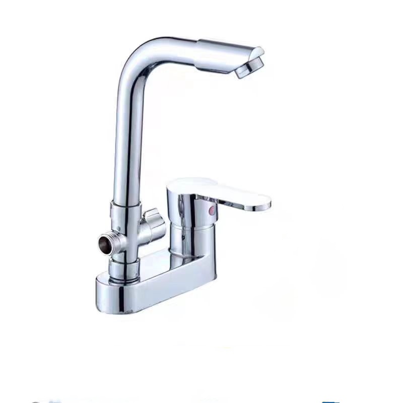 南方卫通铜韩版七字双用水龙头 NF-347高清大图