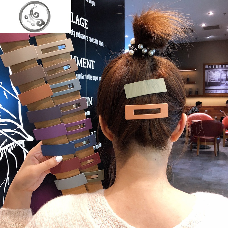 韩国泫雅发夹荧光色一字卡子网红bb夹后脑勺发饰彩色刘海夹子 jimi