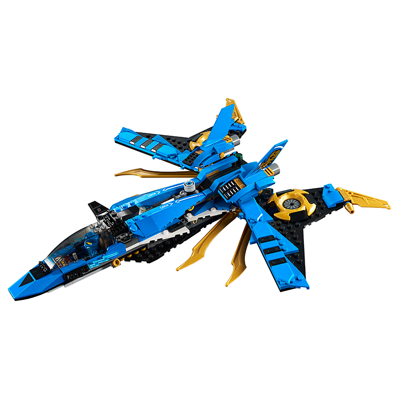 LEGO乐高 Ninjago幻影忍者系列 雷电忍者杰的暴风战机70668 积木玩具