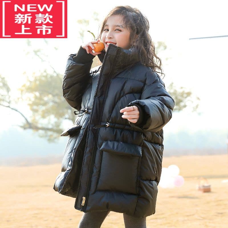 可莉允女童冬装棉衣外套2022新款中大童女装冬季儿童洋气棉袄棉服10岁12图片